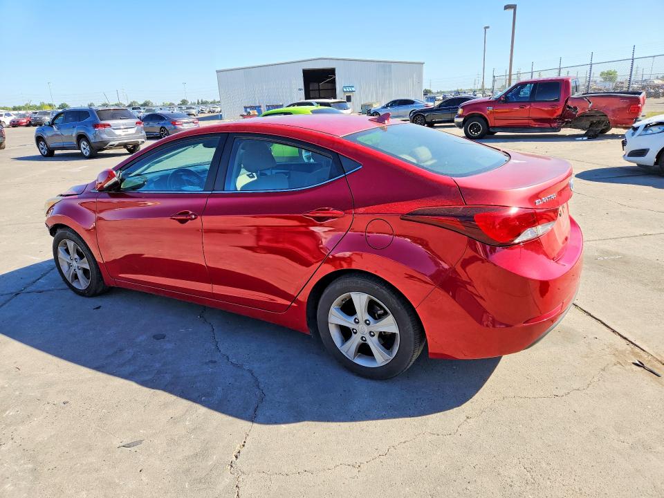 2016 Hyundai Elantra VIN KMHDH4AE6GU491328 COPART salvage auction — FRONT END, Salvage Title, sold $1,100 on 2026-07-13 (photo 2)