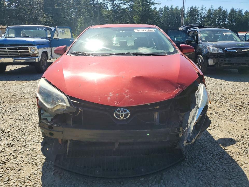 2014 Toyota Corolla VIN 5YFBURHE2EP143420 COPART salvage auction — FRONT END, Wa - Bill Of Sale, sold $1,900 on 2026-07-07 (photo 5)