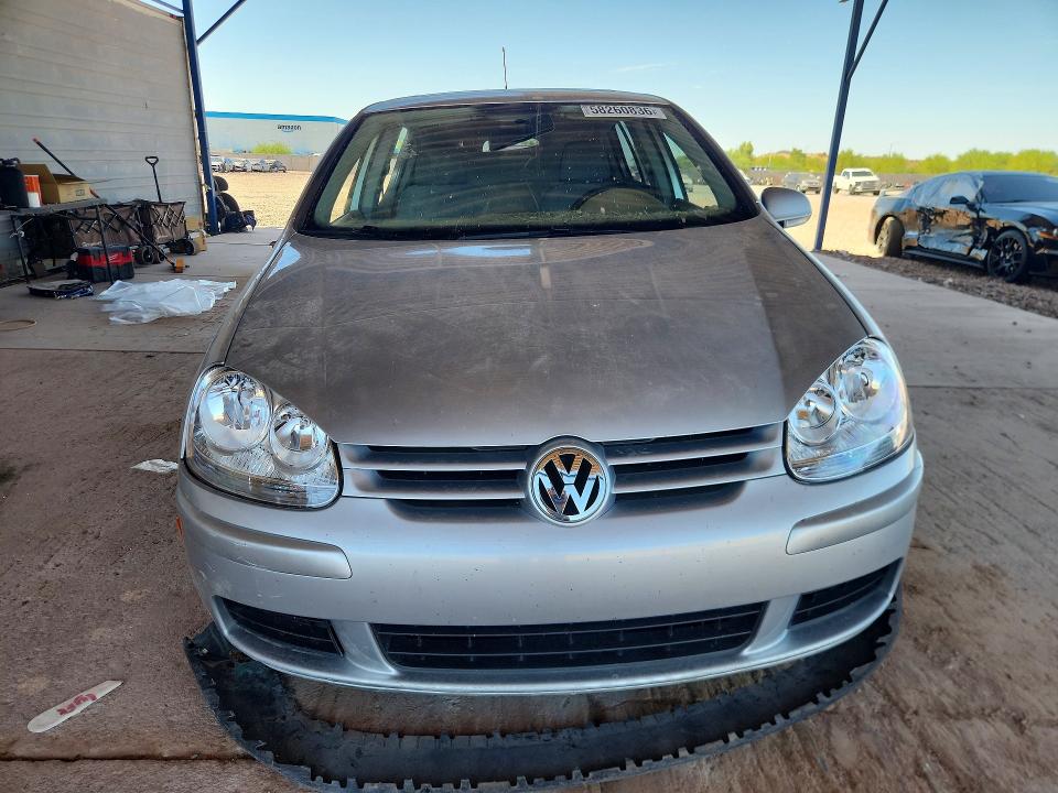 2009 Volkswagen Rabbit VIN WVWDA71K29W096263 COPART salvage auction — SIDE, AZ - CERT OF TITLE - SALVAGE, sold $375 on 2026-07-14 (photo 5)