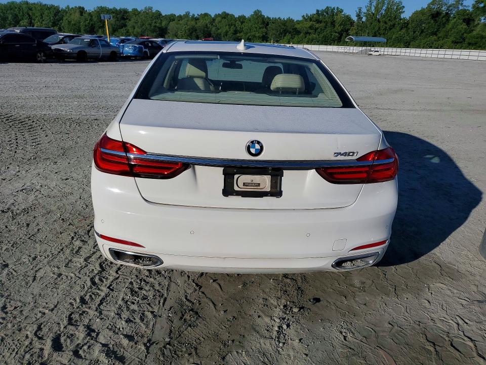 2016 BMW 7 series VIN WBA7E2C57GGD99896 COPART salvage auction — MINOR DENT/SCRATCHES, Nc - Certificate Of Title, sold $4,800 on 2026-07-03 (photo 6)