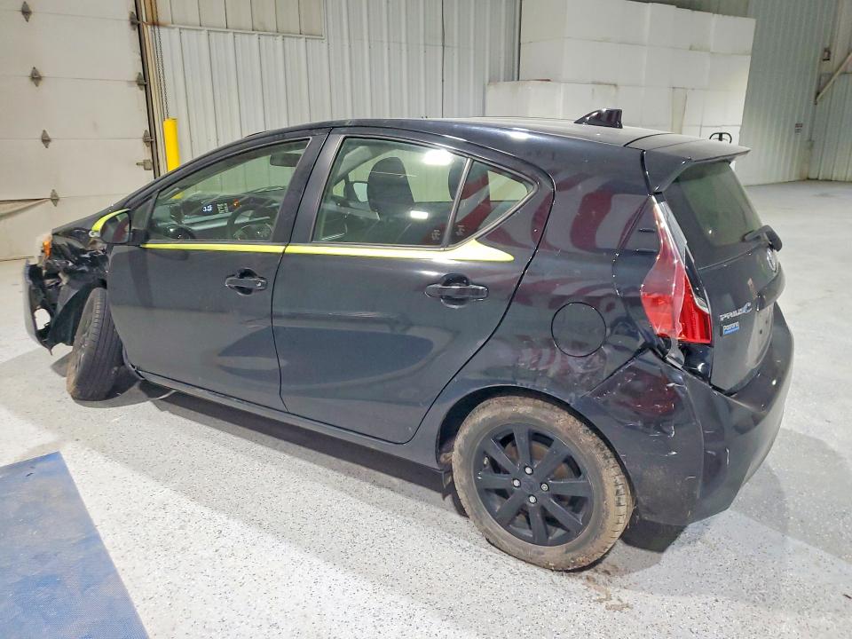 2016 Toyota Prius c VIN JTDKDTB35G1121889 COPART salvage auction — FRONT END, Tx - Salvage Vehicle Title, sold $1,450 on 2026-07-14 (photo 2)