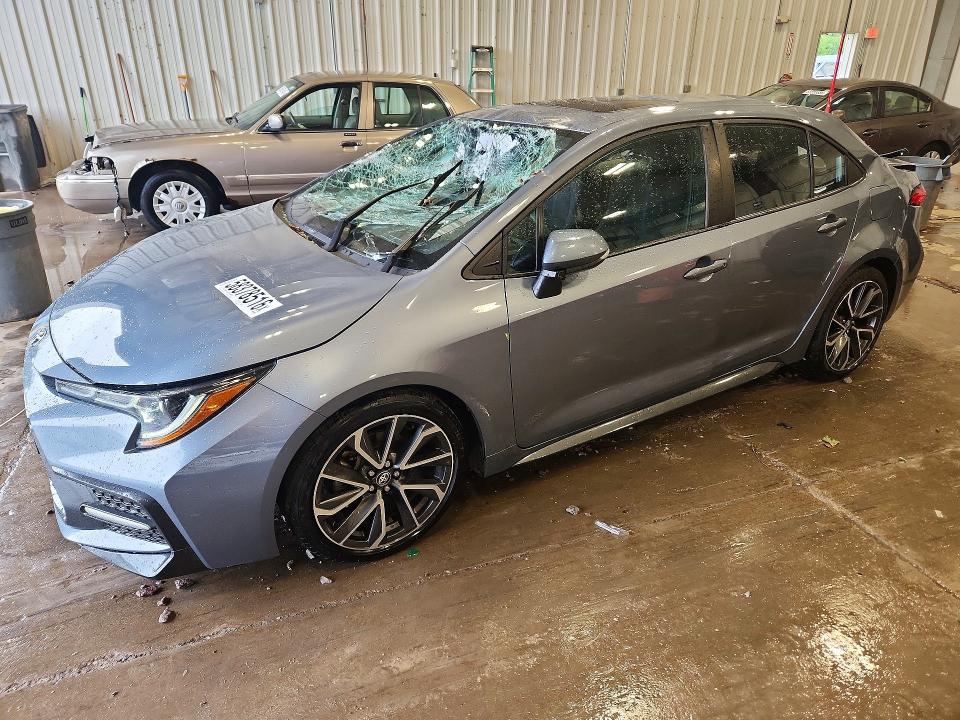 2020 Toyota VIN 5YFM4RCE2LP049812 COPART salvage auction — ROOF, Wi - Junked Vehicle Bill Of Sale, sold $4,650 on 2026-07-06 (photo 1)