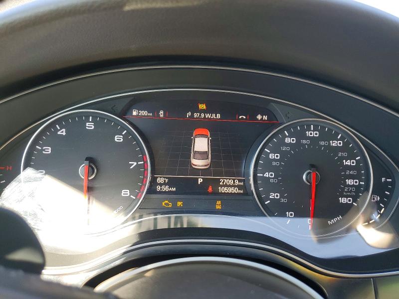 2018 Audi A6 VIN WAUG8AFC5JN024584 COPART salvage auction — REAR END, Mi - Dealer Only Clean Title, sold $325 on 2026-07-24 (photo 9)