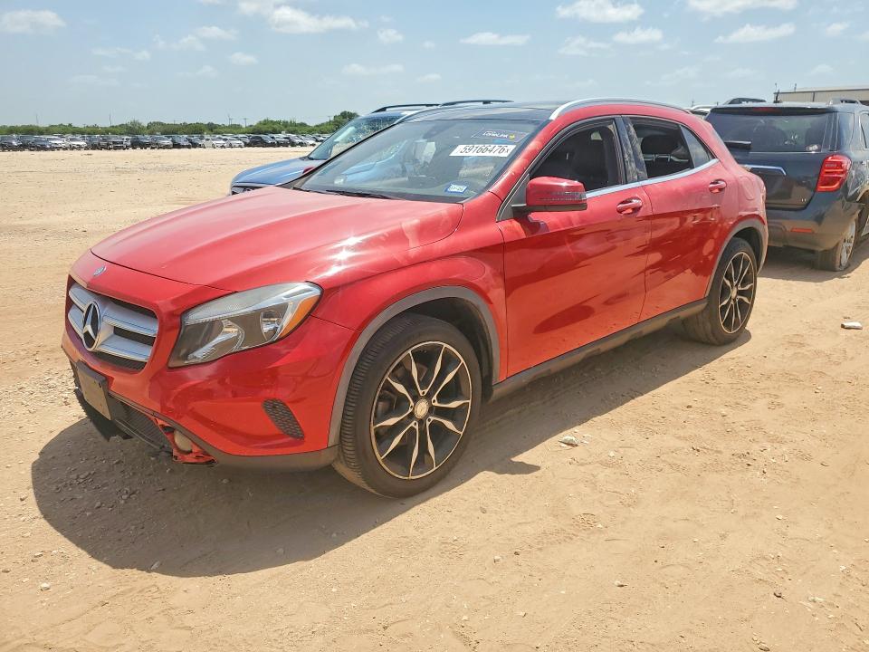 2016 Mercedes-benz Gla-klasse VIN WDCTG4EB5GJ240122 COPART salvage auction — MINOR DENT/SCRATCHES, Tx - Certificate Of Title, sold $575 on 2026-07-09 (photo 1)