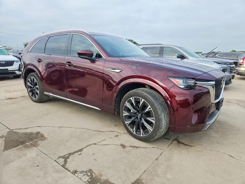 2024 Mazda VIN JM3KKDHC4R1102067 COPART salvage auction — HAIL, TX - CERTIFICATE OF TITLE, sold $6,200 on 2026-07-30 (photo 4)