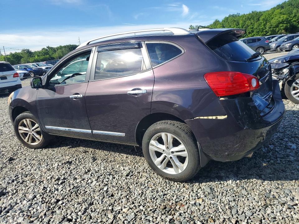 2012 Nissan Rogue VIN JN8AS5MV0CW383817 COPART salvage auction — REAR END, Ma - Cert Of Title-Reconstrctd Coll, sold $400 on 2026-07-09 (photo 2)
