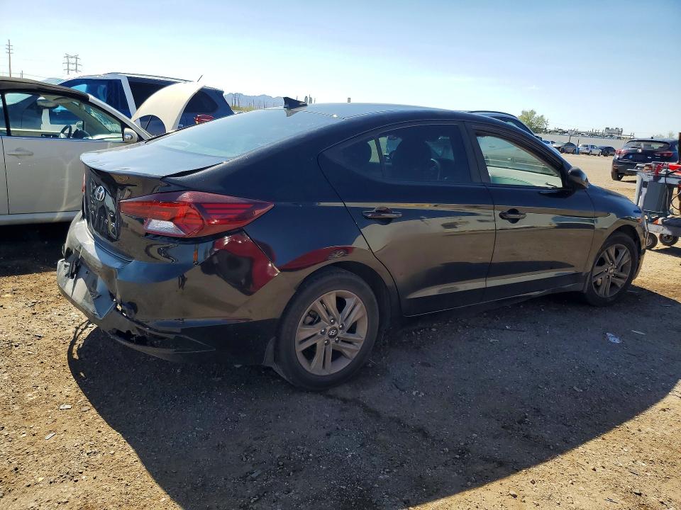 2020 Hyundai VIN KMHD84LF0LU080538 COPART salvage auction — REAR END, Az - Cert Of Title - Salvage, sold $2,250 on 2026-07-06 (photo 3)