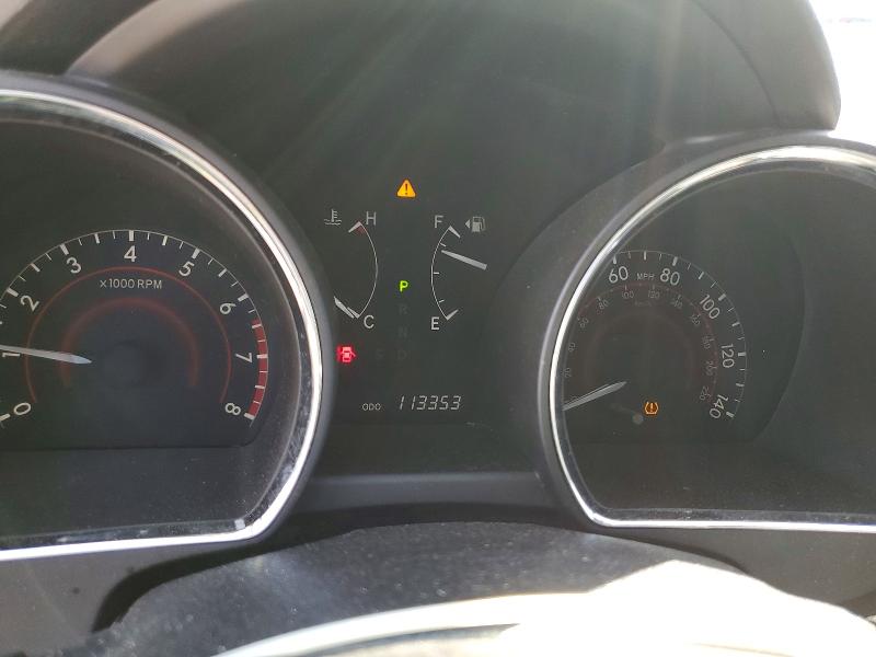 2012 Toyota Highlander VIN 5TDBK3EHXCS161153 COPART salvage auction — FRONT END, MD - CERT OF SALVAGE > 75% DAMAGE, sold $4,400 on 2026-07-27 (photo 9)