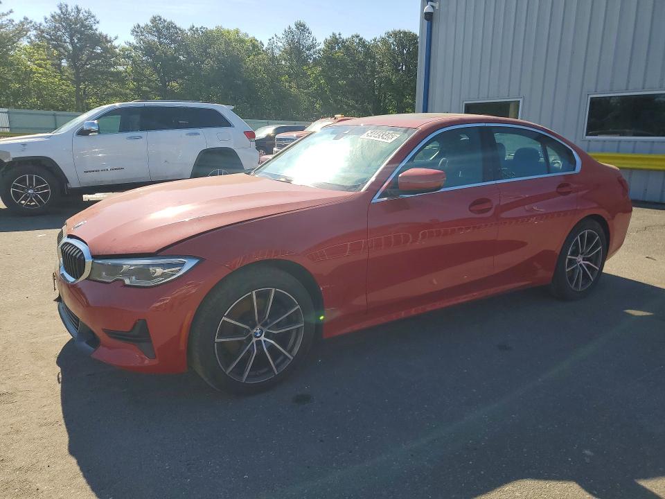 2021 BMW 3 series VIN 3MW5R7J03M8B60160 — COPART salvage auction photo
