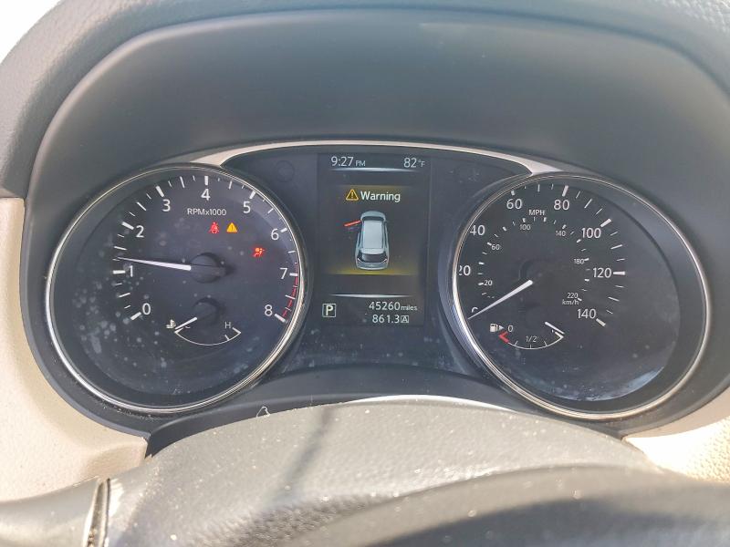 2016 Nissan Rogue VIN KNMAT2MT9GP625767 COPART salvage auction — FRONT END, Tn - Salvage Certificate, sold $600 on 2026-07-29 (photo 9)