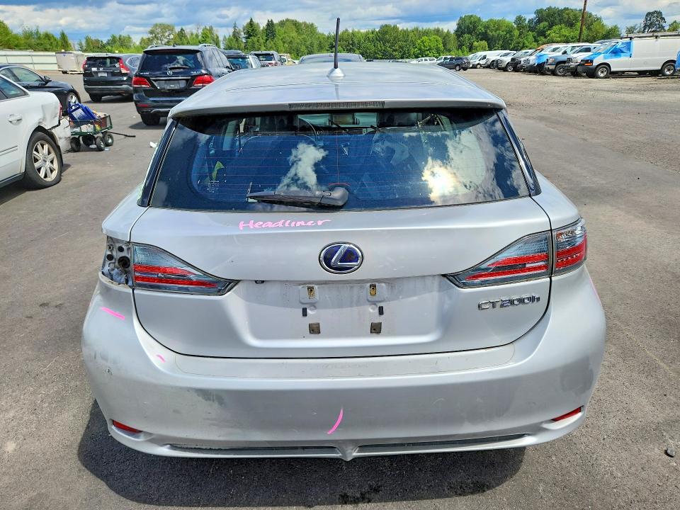 2011 Lexus Ct VIN JTHKD5BH5B2037600 COPART salvage auction — FRONT END, Or - Salvage Title Certificate, sold $3,000 on 2026-07-15 (photo 6)