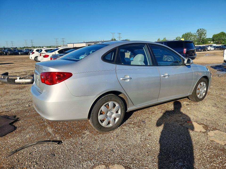 2008 Hyundai Elantra VIN KMHDU46D08U580552 COPART salvage auction — FRONT END, IL - SALVAGE CERTIFICATE, sold $850 on 2026-07-28 (photo 3)