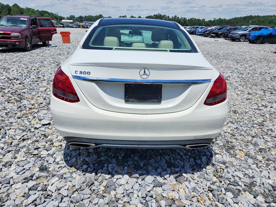 2018 Mercedes-benz C-klasse VIN WDDWF4JB3JR330833 COPART salvage auction — FRONT END, Ga - Cert Of Title-Salvage, sold $5,400 on 2026-08-11 (photo 6)