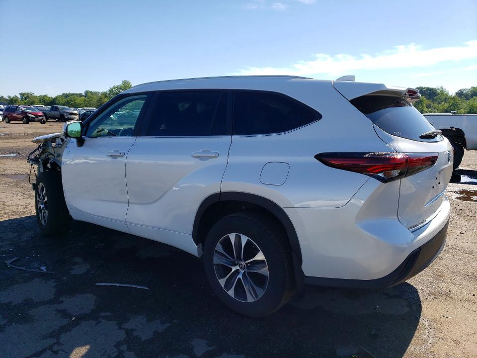 2024 Toyota Highlander VIN 5TDKDRBH0RS564536 COPART salvage auction — FRONT END, Ct - Cert Of Title-Salvage, sold $3,200 on 2026-07-24 (photo 2)