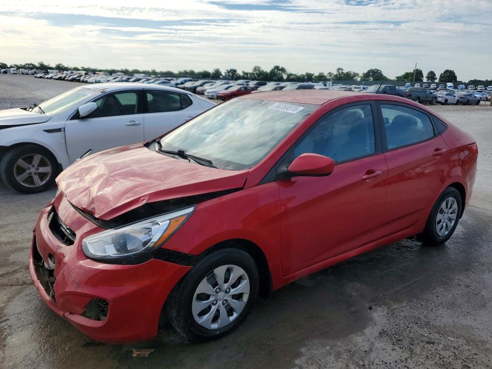 2015 Hyundai Accent VIN KMHCT4AE3FU936164 COPART salvage auction — FRONT END, KY - CERT OF TITLE-SALVAGE, sold $575 on 2026-07-27 (photo 1)