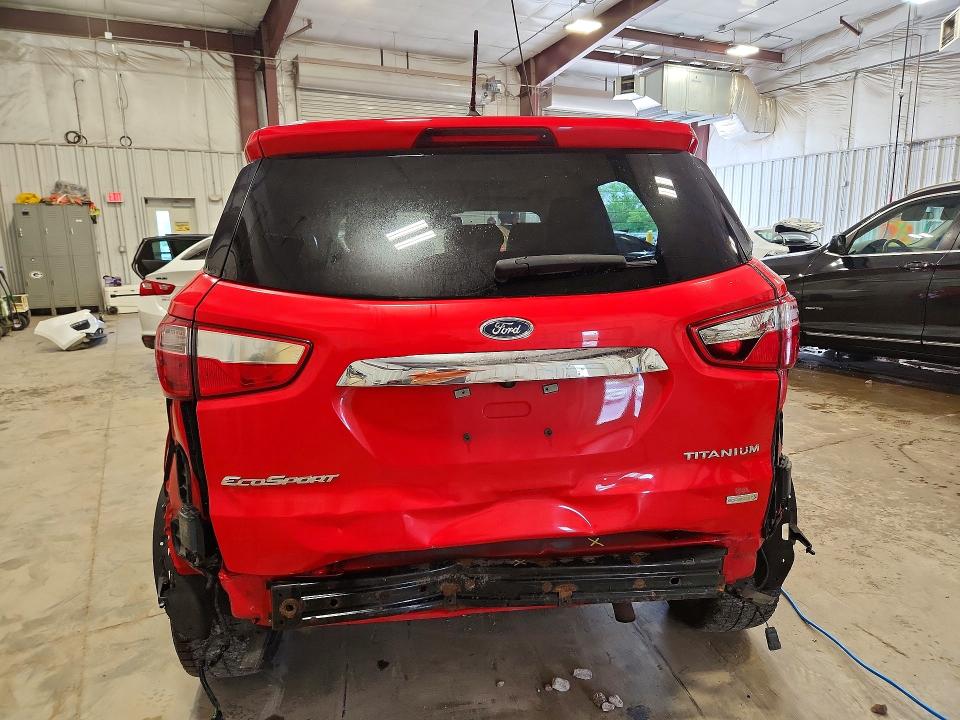 2019 Ford Ecosport VIN MAJ3S2KE0KC272180 COPART salvage auction — REAR END, WI - JUNKED VEHICLE BILL OF SALE, sold $1,050 on 2026-07-27 (photo 6)