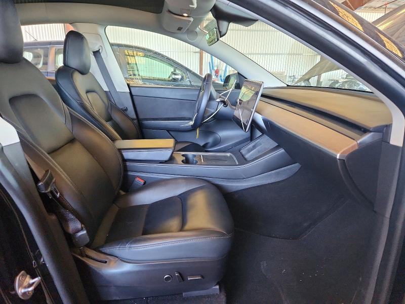 2021 Tesla Model y VIN 5YJYGAEE0MF154899 COPART salvage auction — SIDE, CA - SALVAGE CERTIFICATE, sold $9,000 on 2026-07-13 (photo 7)