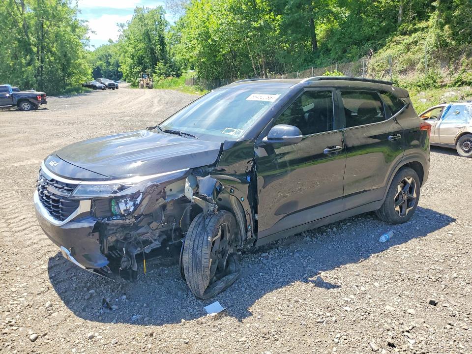 2025 Kia Seltos VIN KNDERCAA8S7692667 COPART salvage auction — FRONT END, Ny - Mv-907A Salvage Certificate, sold $500 on 2026-07-23 (photo 1)
