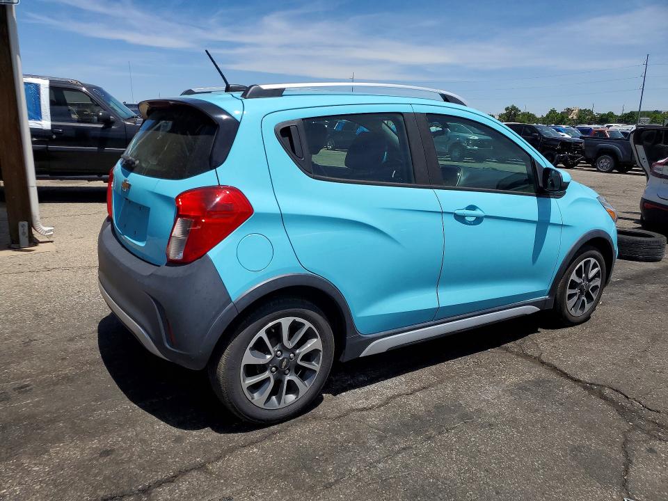 2021 Chevrolet Spark VIN KL8CH6SA1MC227659 COPART salvage auction — HAIL, Co - Certificate Of Title, sold $675 on 2026-07-28 (photo 3)
