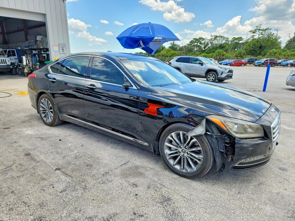 2016 Hyundai Genesis VIN KMHGN4JEXGU122090 COPART salvage auction — FRONT END, Fl - Cert Of Title Slvg Rebuildable, sold $2,400 on 2026-07-15 (photo 4)