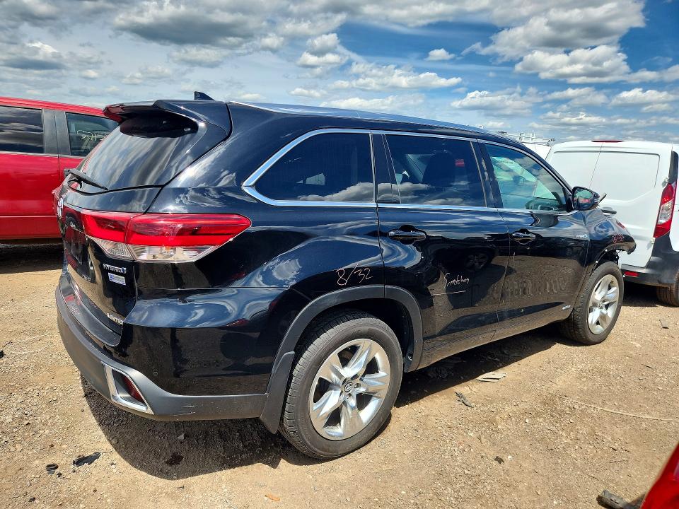 2019 Toyota Highlander VIN 5TDDGRFH1KS060044 COPART salvage auction — FRONT END, Wv - Salvage Certificate, sold $4,100 on 2026-07-21 (photo 3)