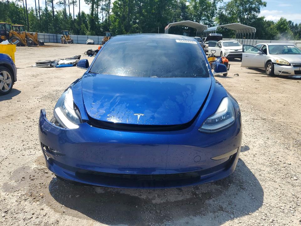 2020 Tesla VIN 5YJ3E1EB7LF651047 COPART salvage auction — REAR END, Sc - Cert Of Title-Salvage, sold $4,600 on 2026-07-20 (photo 5)