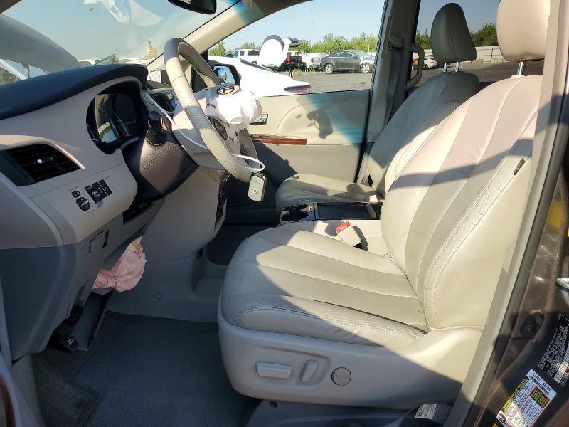 2011 Toyota Sienna VIN 5TDYK3DC8BS059011 COPART salvage auction — FRONT END, CA - SALVAGE CERTIFICATE, sold $2,050 on 2026-07-13 (photo 7)