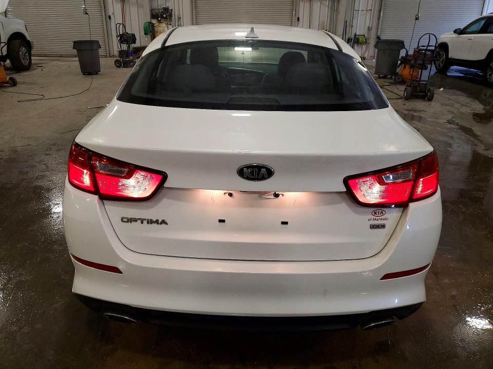 2015 Kia Optima VIN KNAGM4A7XF5596619 COPART salvage auction — FRONT END, Mn - Cert Of Title-Prior Salvage, sold $225 on 2026-07-28 (photo 6)