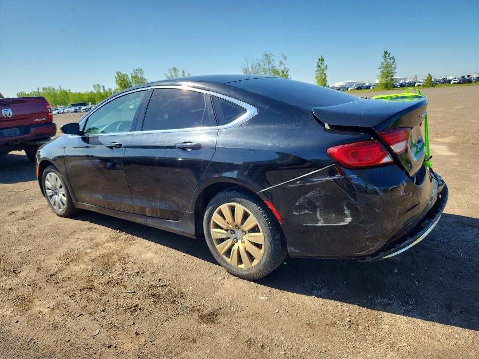 2016 Chrysler 200 VIN 1C3CCCFB9GN197749 COPART salvage auction — REAR END, Qc - Gravement Accidente, sold $350 on 2026-07-28 (photo 2)