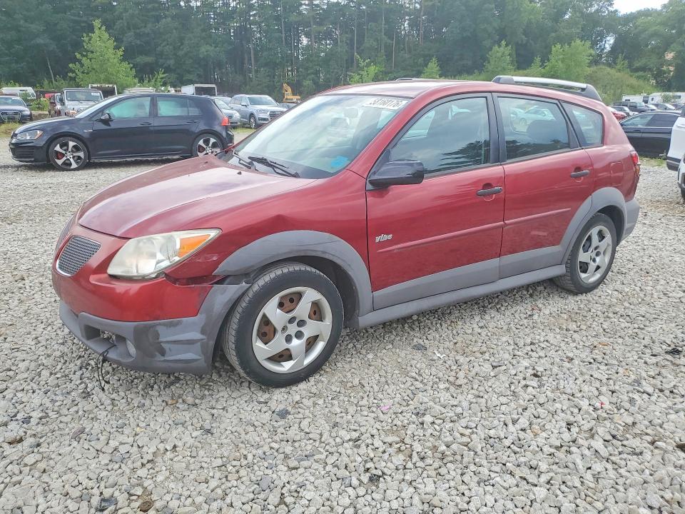 2005 Pontiac Vibe VIN 5Y2SL63855Z455191 COPART salvage auction — FRONT END, Ma - Cert Of Title-Reconstrctd Coll, sold $175 on 2026-07-29 (photo 1)