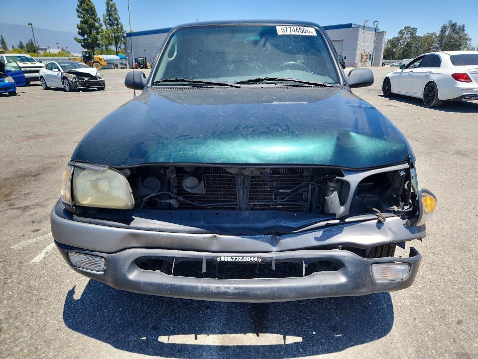 2001 Toyota Tacoma VIN 5TENL42N61Z860287 COPART salvage auction — FRONT END, Ca - Salvage Certificate, sold $525 on 2026-07-21 (photo 5)