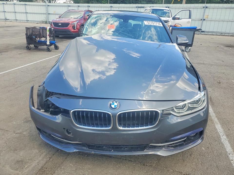 2018 BMW 3er VIN WBA8D9C59JA614301 COPART salvage auction — SIDE, Oh - Cert Of Title-Salvage, sold $350 on 2026-07-15 (photo 5)