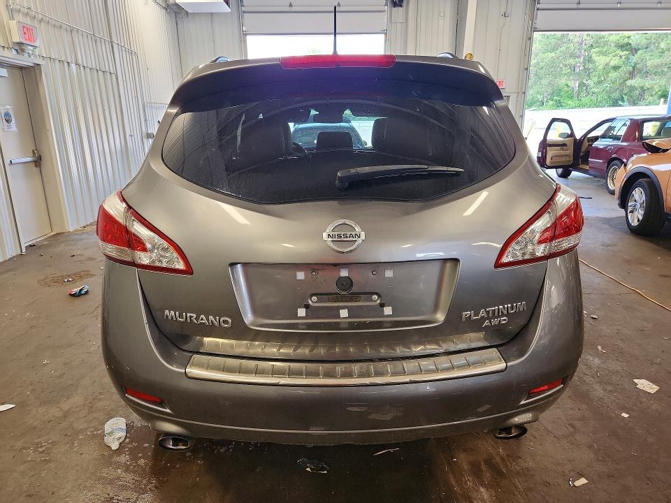 2014 Nissan Murano VIN JN8AZ1MW7EW504889 COPART salvage auction — MINOR DENT/SCRATCHES, Nd - Salvage Previously Branded, sold $625 on 2026-07-02 (photo 6)