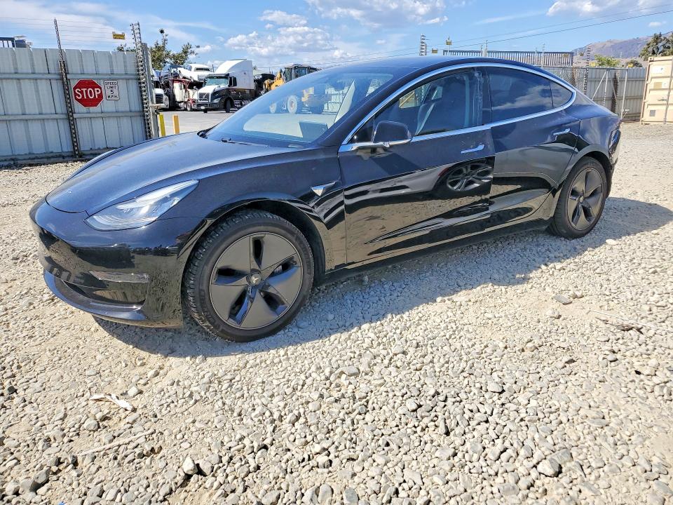2018 Tesla Model 3 VIN 5YJ3E1EA7JF108303 COPART salvage auction — REAR END, Ca - Salvage Certificate, sold $4,000 on 2026-07-14 (photo 1)
