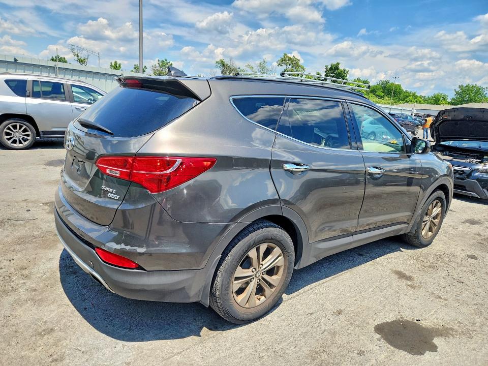 2014 Hyundai Santa fe VIN 5XYZUDLB6EG156013 COPART salvage auction — MECHANICAL, Nj - Certificate Of Title, sold $1,650 on 2026-07-03 (photo 3)