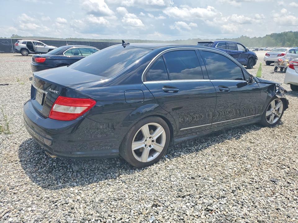 2010 Mercedes-benz C-klasse VIN WDDGF8BBXAR106775 COPART salvage auction — FRONT END, SC - CERT OF TITLE-SALVAGE, sold $525 on 2026-08-17 (photo 3)