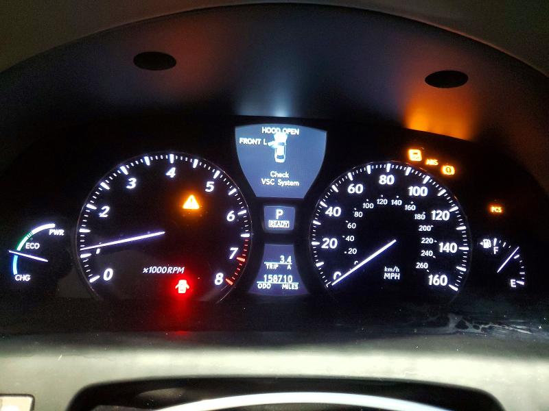 2008 Lexus Ls VIN JTHDU46F885003783 COPART salvage auction — FRONT END, OK - CERT OF TITLE-REBUILT, sold $2,400 on 2026-07-22 (photo 9)