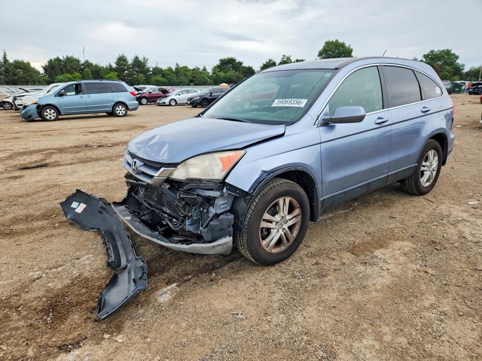 2010 Honda Cr-v VIN JHLRE3H73AC008446 COPART salvage auction — FRONT END, Il - Salvage Certificate, sold $300 on 2026-07-30 (photo 1)