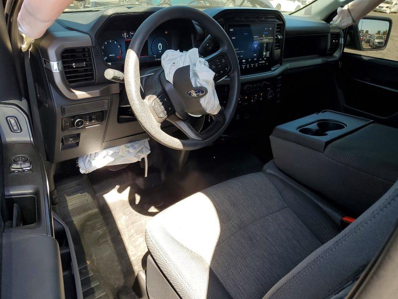 2024 Ford F-150 VIN 1FTMF1L51RKD04923 COPART salvage auction — FRONT END, CA - SALVAGE CERTIFICATE, sold $22,000 on 2026-09-14 (photo 8)