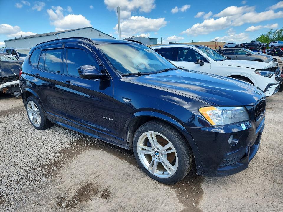 2013 BMW X3 VIN 5UXWX7C58DL978500 COPART salvage auction — REAR END, On - Permit No Brand - Unfit, sold $1,450 on 2026-07-02 (photo 4)