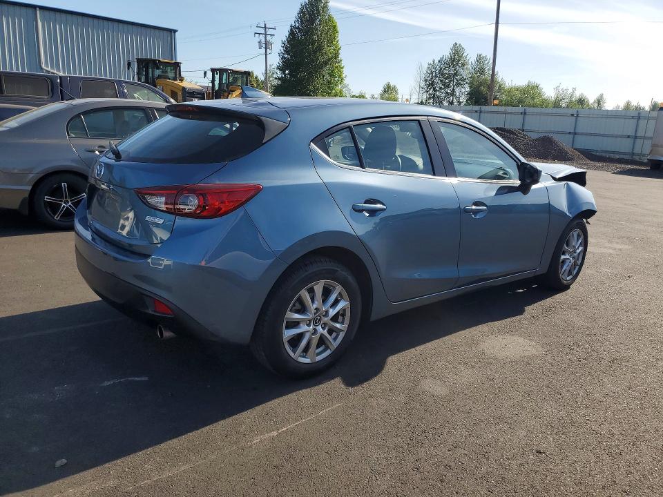 2016 Mazda 3 VIN JM1BM1M7XG1309103 COPART salvage auction — FRONT END, Or - Salvage Title Certificate, sold $125 on 2026-07-27 (photo 3)