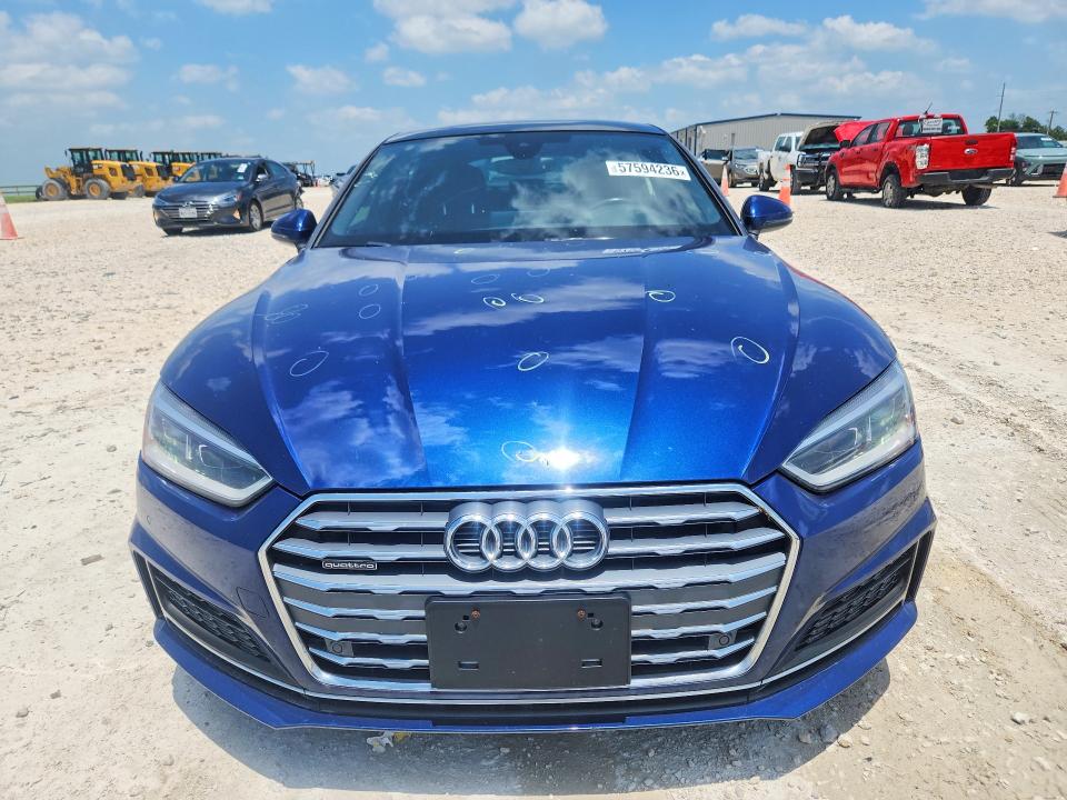 2018 Audi VIN WAUENCF58JA117216 COPART salvage auction — HAIL, Tx - Certificate Of Title, sold $8,300 on 2026-07-23 (photo 5)