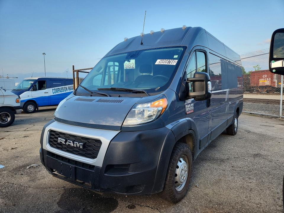 2021 Ram Promaster 3500 VIN 3C6MRVJG4ME536034 COPART salvage auction — NORMAL WEAR, Oh - Certificate Of Title, sold $6,000 on 2026-07-28 (photo 1)