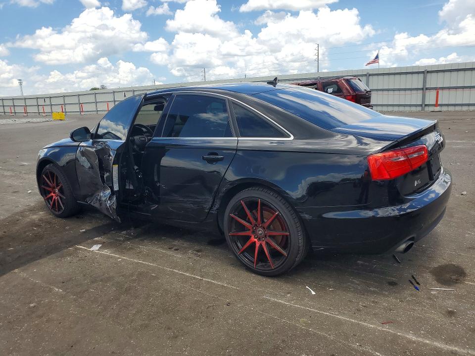 2013 Audi A6 VIN WAUCFAFC6DN119096 COPART salvage auction — SIDE, FL - CERT OF TITLE SLVG REBUILDABLE, sold $925 on 2026-07-27 (photo 2)