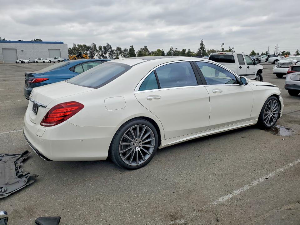 2016 Mercedes-benz S-klasse VIN WDDUG6DB4GA245678 COPART salvage auction — FRONT END, CA - SALVAGE CERTIFICATE, sold $5,700 on 2026-07-28 (photo 3)