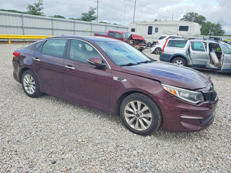 2017 Kia VIN 5XXGT4L34HG155227 COPART salvage auction — FRONT END, Ia - Cert Of Title-Salvage Title, sold $2,150 on 2026-07-17 (photo 4)