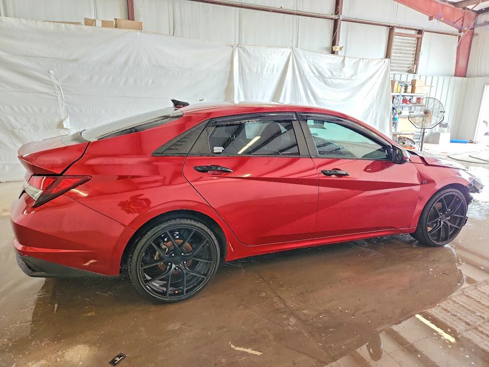 2022 Hyundai Elantra VIN KMHLS4AG4NU318399 COPART salvage auction — FRONT END, TX - CERT OF TITLE-REBUILT SALVAGE, sold $2,650 on 2026-07-09 (photo 3)