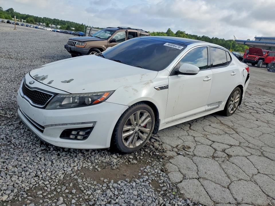 2015 Kia Optima VIN 5XXGR4A65FG360564 COPART salvage auction — REAR END, Ms - Certificate Of Title, sold $550 on 2026-07-24 (photo 1)