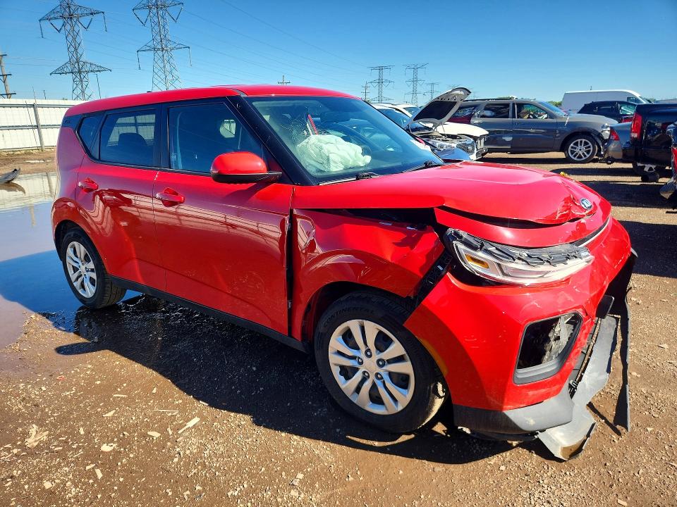 2021 Kia Soul VIN KNDJ23AU2M7759750 COPART salvage auction — FRONT END, Il - Salvage Certificate, sold $1,200 on 2026-07-28 (photo 4)