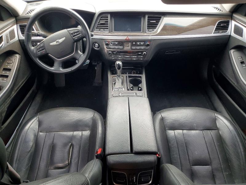 2016 Hyundai Genesis VIN KMHGN4JE2GU142947 COPART salvage auction — FRONT END, Ca - Salvage Certificate, sold $1,150 on 2026-07-24 (photo 8)